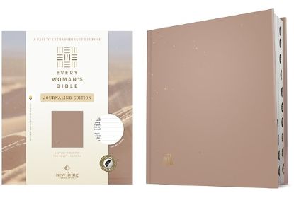 Picture of NLT Every Woman's Bible, Journaling Edition, Filament Enabled (Hardcover, Sand, Indexed, Red Letter)
