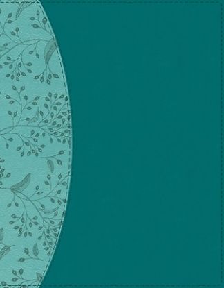 Picture of Niv, Beautiful Word Bible, Updated Edition, Peel/Stick Bible Tabs, Leathersoft, Teal, Red Letter, Comfort Print