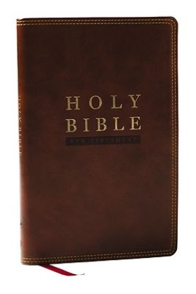 Picture of NKJV Super Giant Print New Testament, Brown Leathersoft, Red Letter, Comfort Print