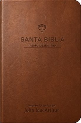Picture of Santa Biblia Reina Valera 1960 - Devocional (Sentipiel, Café, Letra Roja)