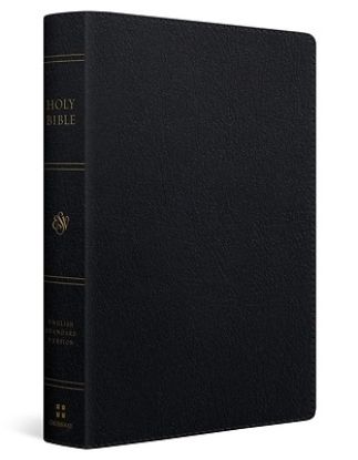 Picture of ESV Giant Print Personal Size Bible, Red Letter (Genuine Leather, Black)