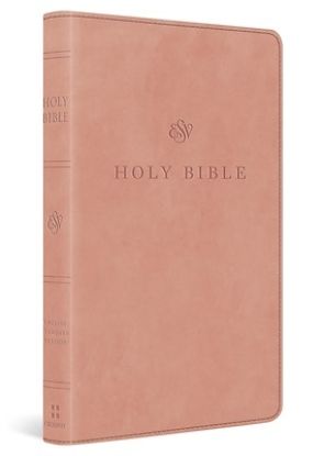 Picture of ESV Premium Church Bible, Large Print, Red Letter (Trutone, Blush Rose)