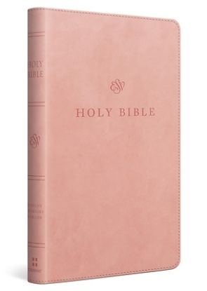 Picture of ESV Premium Church Bible, Large Print, Red Letter (Trutone, Blush Rose)
