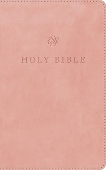 Picture of ESV Premium Church Bible, Large Print, Red Letter (Trutone, Blush Rose)
