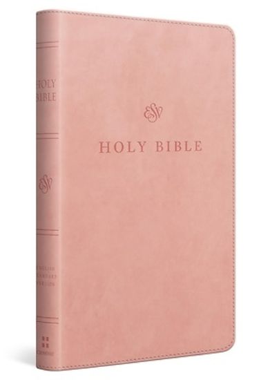 Picture of ESV Premium Church Bible, Large Print, Red Letter (Trutone, Blush Rose)