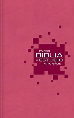 Picture of Rvr60 Biblia de Estudio Para Niños, Leathersoft, Rosado