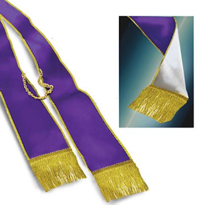 Picture of Koleys K129STOLE Liturgy Reversible Stole 2' x 58"