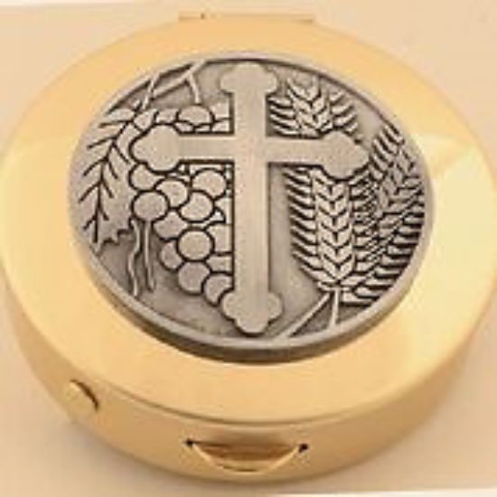Picture of Koleys K127-12 Host Cap Brass Pyx