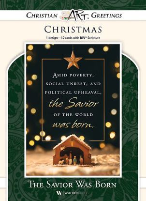 Picture of The Savior Was Born Assorted Christmas Boxed Cards