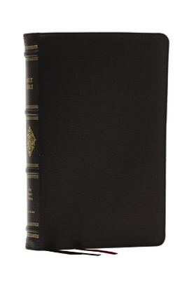 Picture of Kjv, Personal Size Reference Bible, Sovereign Collection, Black Premium Goatskin Leather, Premier Collection, Comfort Print