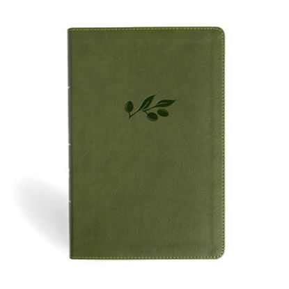 Picture of NASB Personal Size Giant Print Bible, Olive Leathertouch