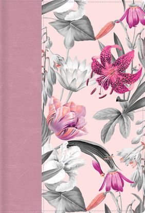 Picture of Rvr 1960 Biblia Letra Supergigante, Rosa Pétalos, Símil Piel Con Índice
