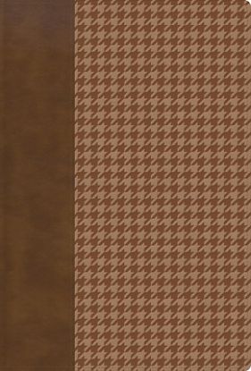 Picture of Rvr 1960 Letra Grande Tamaño Manual, Edición Especial, Café Con Patrones, Símil Piel