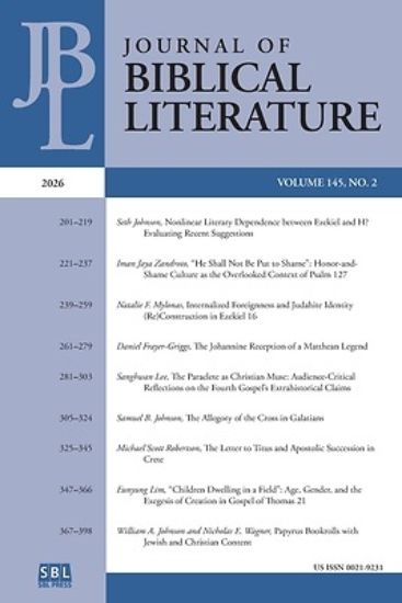 Picture of Journal of Biblical Literature 145.2 (2026)