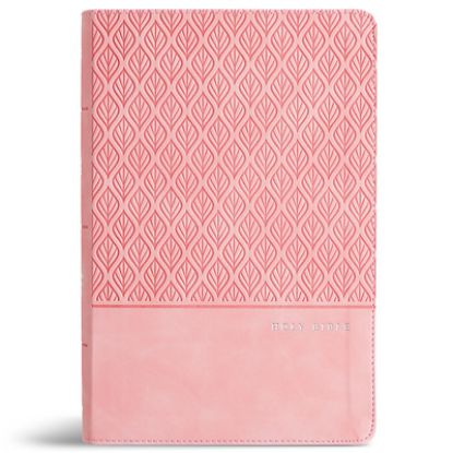 Picture of CSB Personal Size Giant Print Bible, Optimal Type, Digital Study Edition, Pink Leathertouch, Indexed