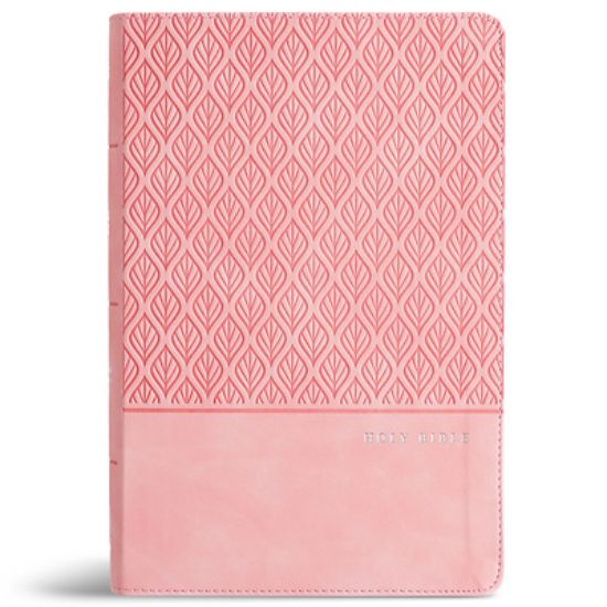 Picture of CSB Personal Size Giant Print Bible, Optimal Type, Digital Study Edition, Pink Leathertouch, Indexed