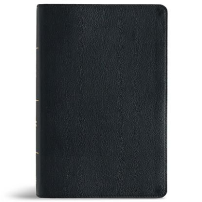 Picture of CSB Personal Size Giant Print Bible, Optimal Type, Digital Study Edition, Black Genuine Leather, Indexed
