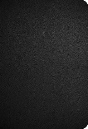 Picture of CSB Large Print Compact Reference Bible, Optimal Type, Digital Study Edition, Black Genuine Leather