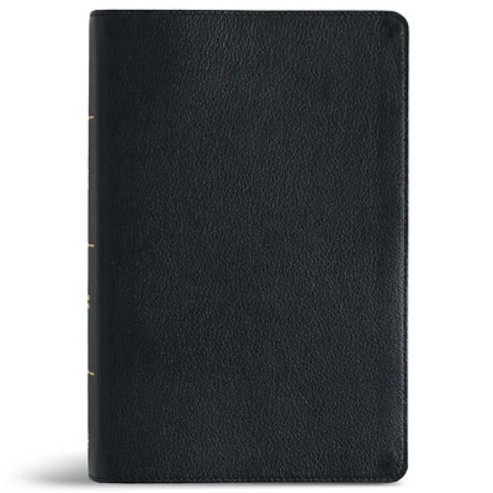 Picture of CSB Personal Size Giant Print Bible, Optimal Type, Digital Study Edition, Black Genuine Leather