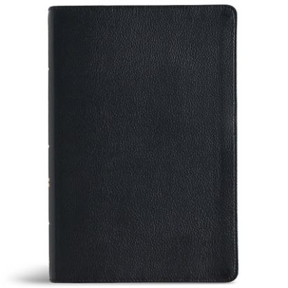 Picture of CSB Giant Print Reference Bible, Optimal Type, Digital Study Edition, Black Genuine Leather, Indexed