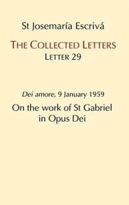 Picture of On the Work of St. Gabriel in Opus Dei