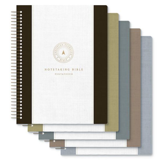 Picture of CSB Spiral-Bound Notetaking Bible, Optimal Type, Five-Volume Set