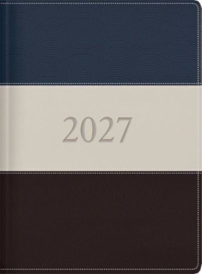 Picture of 2027 Agenda Ejecutiva - Tesoros de Sabiduría - Tricolor Azul Oscuro