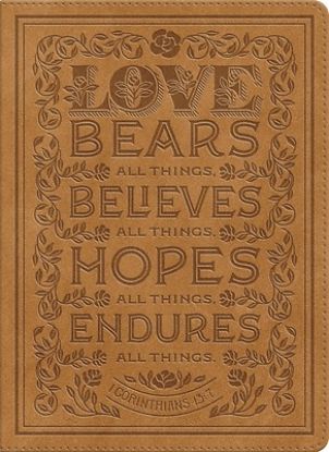 Picture of ESV Single Column Journaling Bible (Trutone, Nubuck Caramel, 1 Corinthians 13