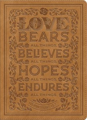 Picture of ESV Single Column Journaling Bible (Trutone, Nubuck Caramel, 1 Corinthians 13