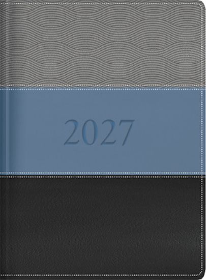 Picture of 2027 Agenda Ejecutiva - Tesoros de Sabiduría - Tricolor Azul Claro Y Grises