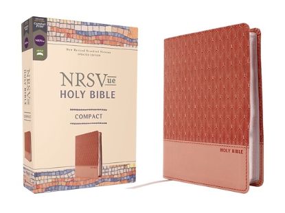 Picture of Nrsvue, Holy Bible, Compact, Leathersoft, Peach, Comfort Print