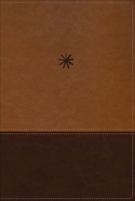 Picture of Nbla Biblia Cronologica de Estudio Interior a Cuatro Colores Leathersoft DOS Tonos Cafe Comfort Print