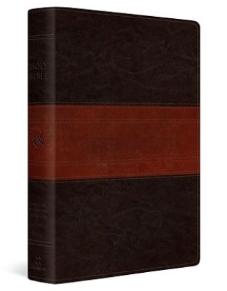Picture of ESV Giant Print Personal Size Bible, Red Letter, Indexed (Trutone, Forest/Tan, Trail Design)