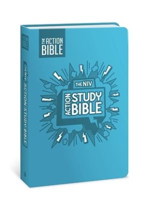 Picture of The NIV Action Study Bible, Leathersoft, Aqua, Full Color