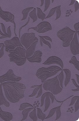 Picture of CSB Large Print Personal Size Reference Bible, Optimal Type, Digital Study Edition, Purple Leathertouch, Indexed