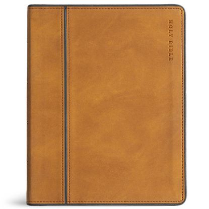 Picture of KJV Notetaking Bible, Camel Suedesoft Leathertouch
