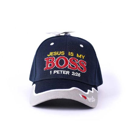 Picture of Cap Jesus Is My Boss Navy