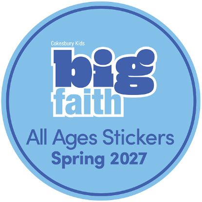 Picture of Cokesbury Kids Big Faith Spring 2027 All Ages Activity Stickers (Pkg of 6)