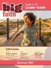 Cokesbury Kids Big Faith Summer 2027 Leader Guide Ages 3-6