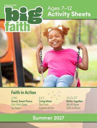 Picture of Cokesbury Kids Big Faith Summer 2027 Activity Sheets Ages 7-12