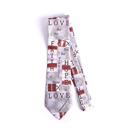 Picture of Tie Faith Hope and Love Pastel