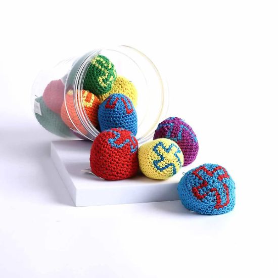 Picture of Novelty Kick Ball Knitted with Cross