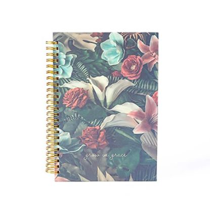 Picture of Journal Spiral Grow in Grace Floral 196PG