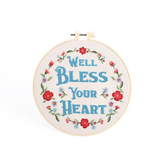 Picture of Embroidery Kit - Bless Heart 20.5CM