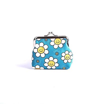Picture of Coin Purse Smile Daisies Teal