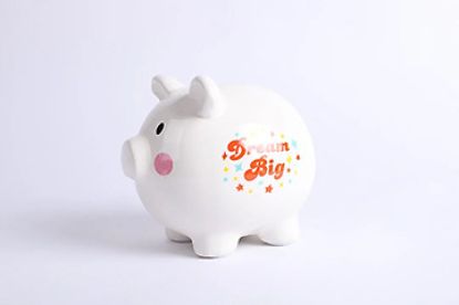 Picture of Ceramic Piggy Bank Dream Big