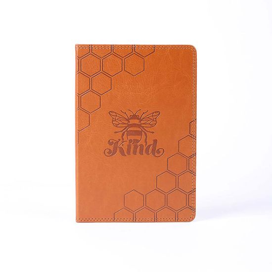 Picture of Journal Pu Bee Kind Tan 196PG