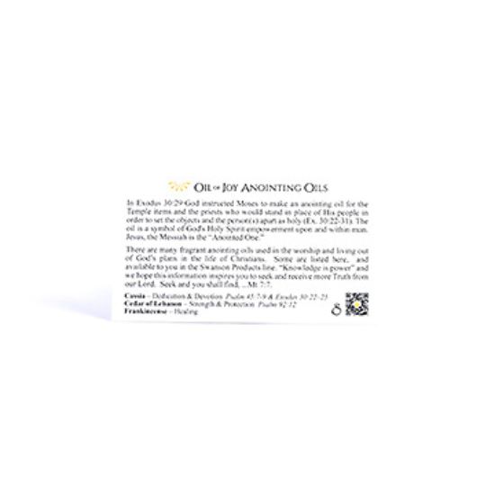 Picture of Pocket Card Oil of Joy Anointing Oil PK50