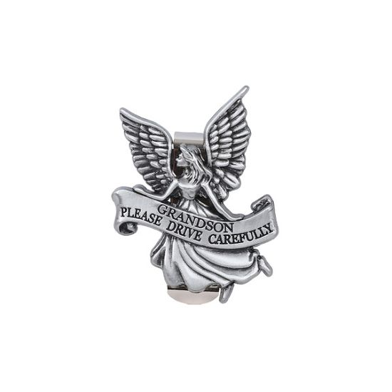 Picture of Visor Clip Angel Drive Carefully Grandson PK4