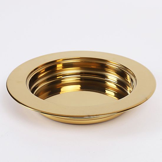 Picture of Communion Bread Plate Ss Gold